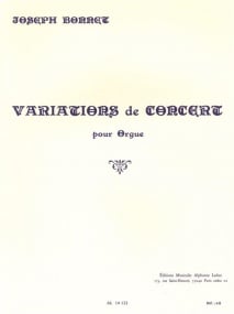 Bonnet Variations de Concert for Organ published by Leduc