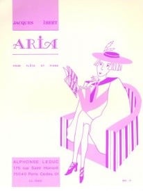Ibert: Aria for Flute published by Leduc