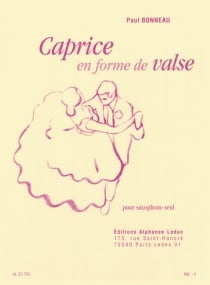 Bonneau: Caprice en forme de Valse for solo Saxophone published by Leduc
