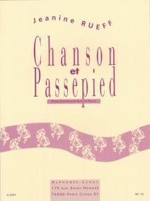 Rueff: Chanson Et Passepied for Alto Saxophone published by Leduc
