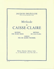 Delecluse: Methode de Caisse-Claire for Drums published by Leduc
