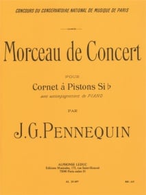 Pennequin: Morceau de Concert for Cornet published by Leduc