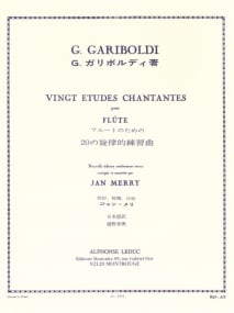 Gariboldi: 20 Etudes Chantantes Opus 88 for Flute published by Leduc