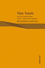 Time Travels Piano Accompaniment for Alto Saxophone published by Astute Music