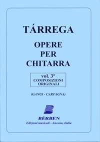 Tarrega: Works for Guitar Volume 3 published by Berben