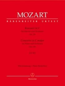 Mozart: Concerto No.25 in C K503 for 2 Pianos published by Barenreiter