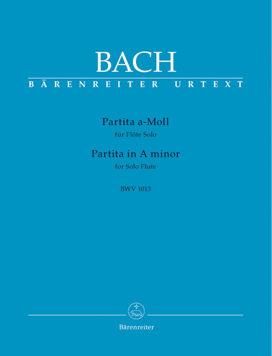 Bach: Partita in A Minor for Flute published by Barenreiter