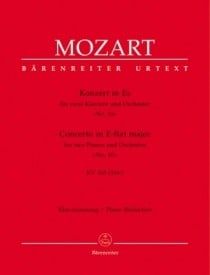 Mozart: Concerto No.10 in E flat K365  for 2 Pianos published by Barenreiter