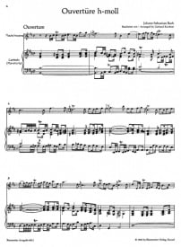 Bach: Overture (Suite) in B Minor BWV1067 for Flute published by Barenreiter