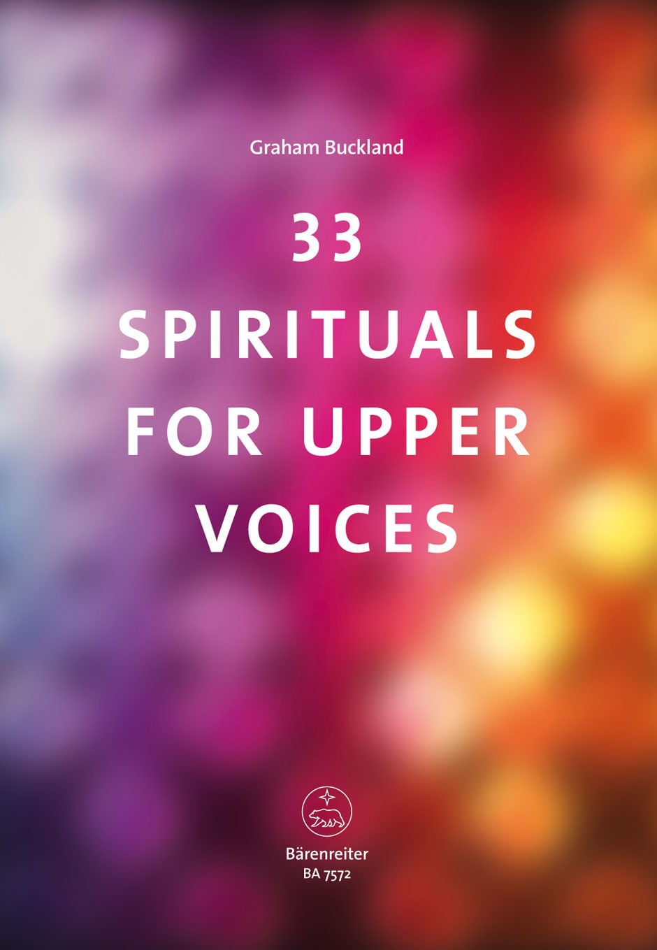33 Spirituals for upper Voices published by Barenreiter