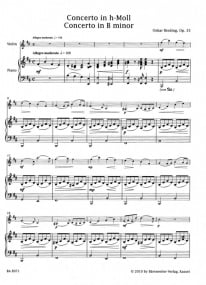 Rieding: Concerto in B Minor Opus 35 for Violin published by Barenreiter