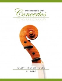 Fiocco: Allegro in G for Violin published by Barenreiter