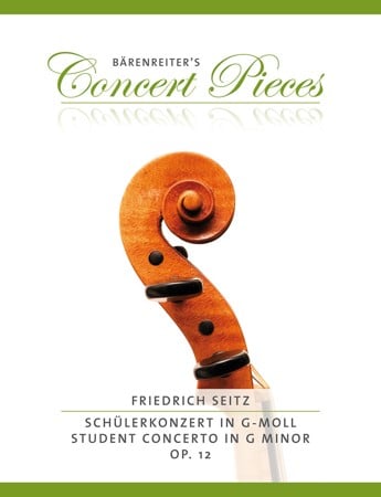 Seitz: Student  Concerto in G Minor Opus 12 for Violin published by Barenreiter