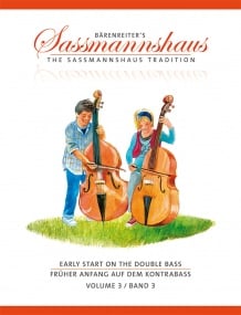 Sassmannshaus Double Bass Method: Early Start on the Double Bass - Book 3 published by Barenreiter