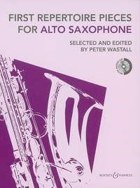 First Repertoire Pieces - Alto Saxophone published by Boosey & Hawkes (Book & CD)
