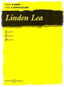 Vaughan-Williams: Linden Lea in G for Medium Voice published by Boosey & Hawkes