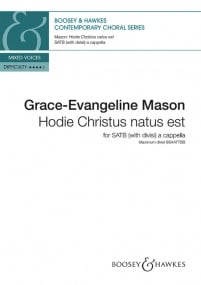 Mason: Hodie Christus natus est SATB with divisi published by Boosey & Hawkes