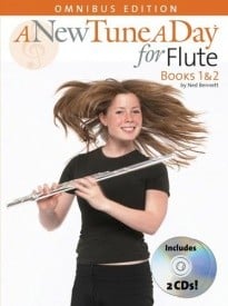 A New Tune a Day Book 1 & 2 : Flute published by Boston (Book & CD)