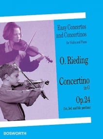 Rieding: Concertino in G Opus 24 for Violin published by Bosworth