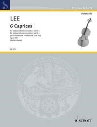 Lee: 6 Caprices Opus 109 for Cello published by Schott