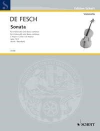 Fesch: Sonata in C Opus 13 for Cello by published by Schott