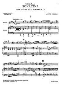 Berkeley: Sonatina for Violin published by Chester