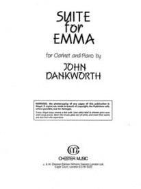 Dankworth: Suite For Emma for Clarinet published by Chester