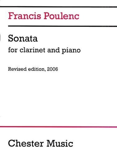 Poulenc: Sonata for Clarinet published by Chester