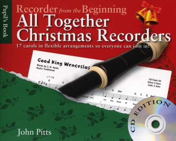 Recorder from the Beginning: All Together Christmas Recorders published Chester  (Book & CD)