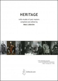 Heritage: Cello Etudes of past masters published by CelloLid