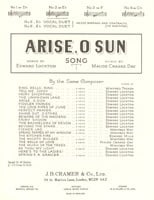 Day: Arise O Sun in Eb for Voice published by Cramer
