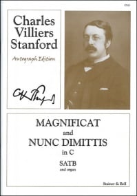 Stanford: Magnificat & Nunc Dimittis in C SATB published by Stainer and Bell