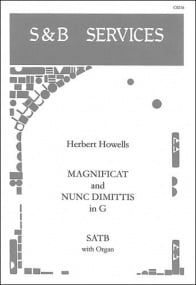 Howells: Magnificat & Nunc Dimittis in G SATB published by Stainer and Bell