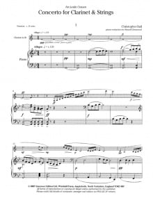Ball: Concerto for Clarinet published by Emerson