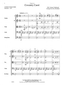 Fantasy on a Coventry Carol for String Orchestra published by Alfred