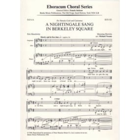 Sherwin: A Nightingale Sang in Berkeley Square SSAA published by Eboracum