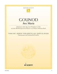 Gounod: Ave Maria for Cello or Violin published by Schott