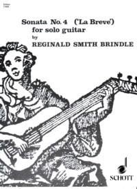 Brindle: Sonata No 4 'La Breve' for Guitar published by Schott