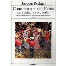 Rodrigo: Concierto para una Fiesta for Guitar published by Schott