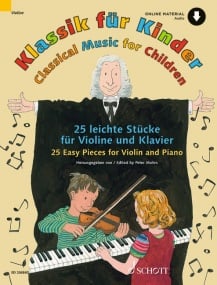 Classical Music for Children - Violin published by Schott (Book/Online Audio)