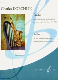 Koechlin: 15 Etudes for Alto Saxophone published by Billaudot