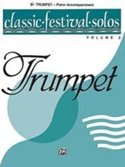 Classic Festival Solos Volume 2 Piano Accompaniment for Trumpet published by Alfred
