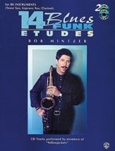Mintzer: 14 Blues & Funk Etudes - Bb Instruments published by Warner (Book & CD)