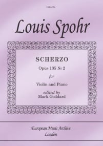 Spohr: Scherzo Opus 135/2 for Violin published by EMA