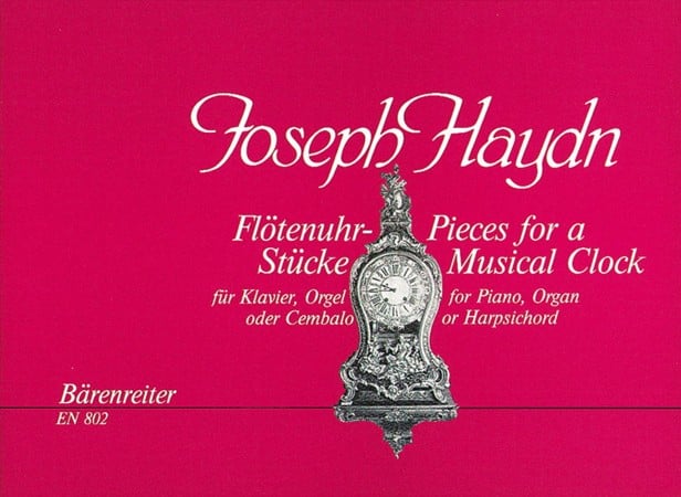 Haydn: Pieces for the Musical Clock for Piano published by Barenreiter