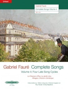 Faur: Complete Songs Volume 4 (High Voice) published by Peters