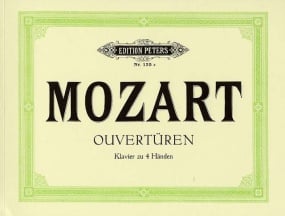 Mozart: Overtures for Piano Duet published by Peters