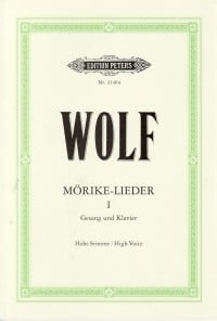 Wolf: Morike-lieder Book 1 Medium High published by Peters