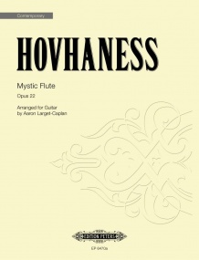 Hovhaness: Mystic Flute arranged for Guitar published by Peters