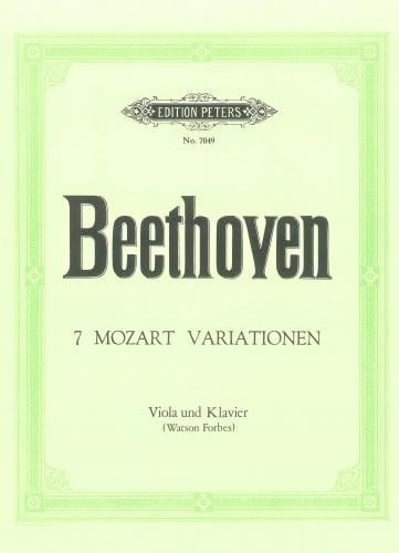 Beethoven: Variations on Mozart's 'Bei Mnnern' from 'The Magic Flute' for Viola published by Peters